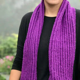 Lavender Woollen Muffler